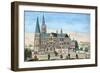 Chartres Cathedral-null-Framed Art Print