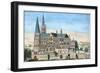 Chartres Cathedral-null-Framed Art Print