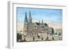 Chartres Cathedral-null-Framed Art Print