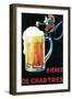 Chartres, France - Beers of Chartres Promotional Poster-Lantern Press-Framed Art Print