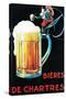 Chartres, France - Beers of Chartres Promotional Poster-Lantern Press-Stretched Canvas