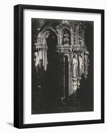 Chartres, porche nord de la cathédrale-Charles Nègre-Framed Giclee Print