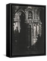 Chartres, porche nord de la cathédrale-Charles Nègre-Framed Stretched Canvas