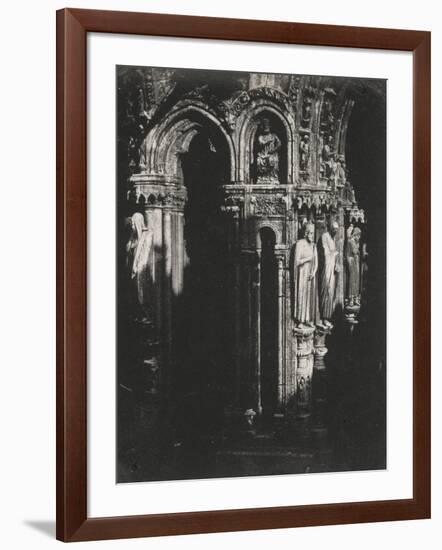 Chartres, porche nord de la cathédrale-Charles Nègre-Framed Giclee Print