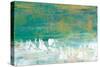 Chartreuse & Aqua II-Lila Bramma-Stretched Canvas