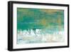 Chartreuse & Aqua II-Lila Bramma-Framed Art Print