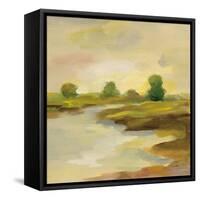 Chartreuse Fields I-Silvia Vassileva-Framed Stretched Canvas