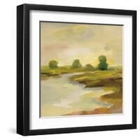 Chartreuse Fields I-Silvia Vassileva-Framed Art Print