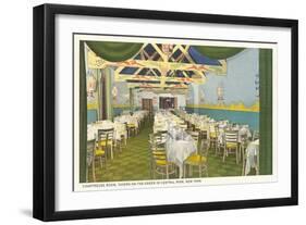 Chartreuse Room, Tavern on the Green, New York City-null-Framed Art Print