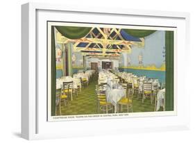 Chartreuse Room, Tavern on the Green, New York City-null-Framed Art Print