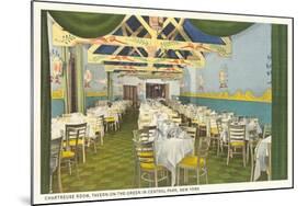 Chartreuse Room, Tavern on the Green, New York City-null-Mounted Art Print