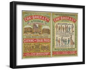 Chas Baker and Co. Stores-null-Framed Giclee Print