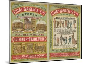 Chas Baker and Co. Stores-null-Mounted Giclee Print