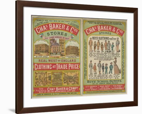 Chas Baker and Co. Stores-null-Framed Giclee Print