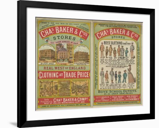 Chas Baker and Co. Stores-null-Framed Giclee Print