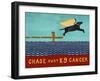 Chase Away K9 Cancer-Stephen Huneck-Framed Giclee Print