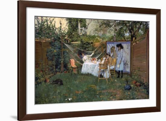 Chase: Breakfast, 1888-William Merritt Chase-Framed Giclee Print