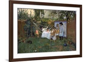 Chase: Breakfast, 1888-William Merritt Chase-Framed Giclee Print