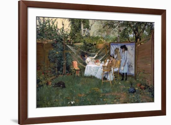 Chase: Breakfast, 1888-William Merritt Chase-Framed Giclee Print