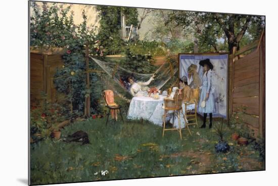 Chase: Breakfast, 1888-William Merritt Chase-Mounted Giclee Print