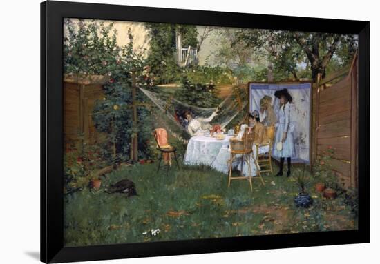 Chase: Breakfast, 1888-William Merritt Chase-Framed Giclee Print