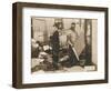 Chase Me Charlie, Charlie Chaplin, 1918-null-Framed Art Print