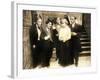 Chase Me Charlie, Charlie Chaplin on lobbycard, 1918-null-Framed Art Print