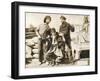 Chase Me Charlie, Charlie Chaplin on lobbycard, 1918-null-Framed Art Print