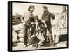 Chase Me Charlie, Charlie Chaplin on lobbycard, 1918-null-Framed Stretched Canvas