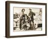 Chase Me Charlie, Charlie Chaplin on lobbycard, 1918-null-Framed Art Print