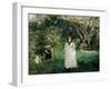 Chasing Butterflies-Berthe Morisot-Framed Giclee Print