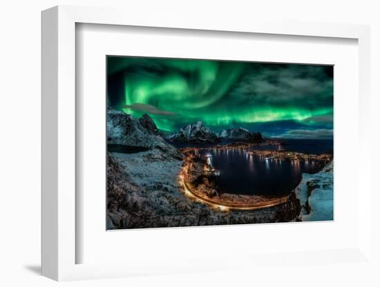 Chasing the Northern Lights-Javier de la-Framed Photographic Print