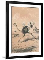 Chasing the Ostrich, c1880-null-Framed Premium Giclee Print