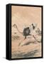 Chasing the Ostrich, c1880-null-Framed Stretched Canvas