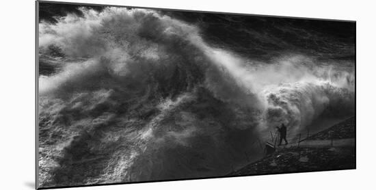 CHASING THE SEA STORM-Paolo Lazzarotti-Mounted Photographic Print