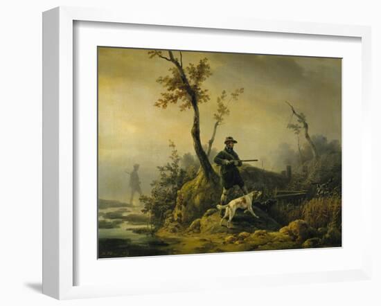 Chasse au canard-Horace Vernet-Framed Giclee Print