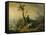 Chasse au canard-Horace Vernet-Framed Stretched Canvas