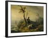 Chasse au canard-Horace Vernet-Framed Giclee Print