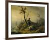 Chasse au canard-Horace Vernet-Framed Giclee Print