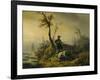 Chasse au canard-Horace Vernet-Framed Giclee Print