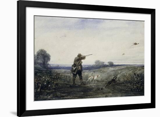 Chasse au faisan-Alexandre Gabriel Decamps-Framed Giclee Print