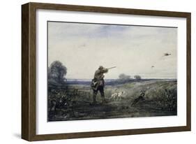 Chasse au faisan-Alexandre Gabriel Decamps-Framed Giclee Print