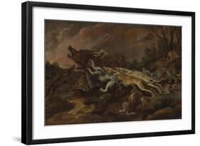 Chasse au sanglier-Paul De Vos-Framed Giclee Print