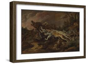 Chasse au sanglier-Paul De Vos-Framed Giclee Print