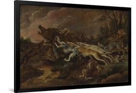 Chasse au sanglier-Paul De Vos-Framed Giclee Print