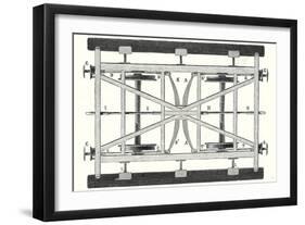 Chassis of a Wagon-null-Framed Giclee Print