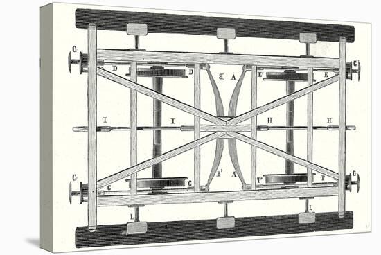 Chassis of a Wagon-null-Stretched Canvas