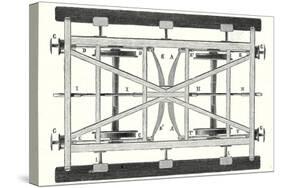 Chassis of a Wagon-null-Stretched Canvas