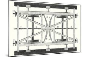 Chassis of a Wagon-null-Mounted Giclee Print