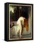 Chaste Suzanne Says Suzanne in the Bath, 1865 (Oil on Canvas)-Jean-Jacques Henner-Framed Stretched Canvas